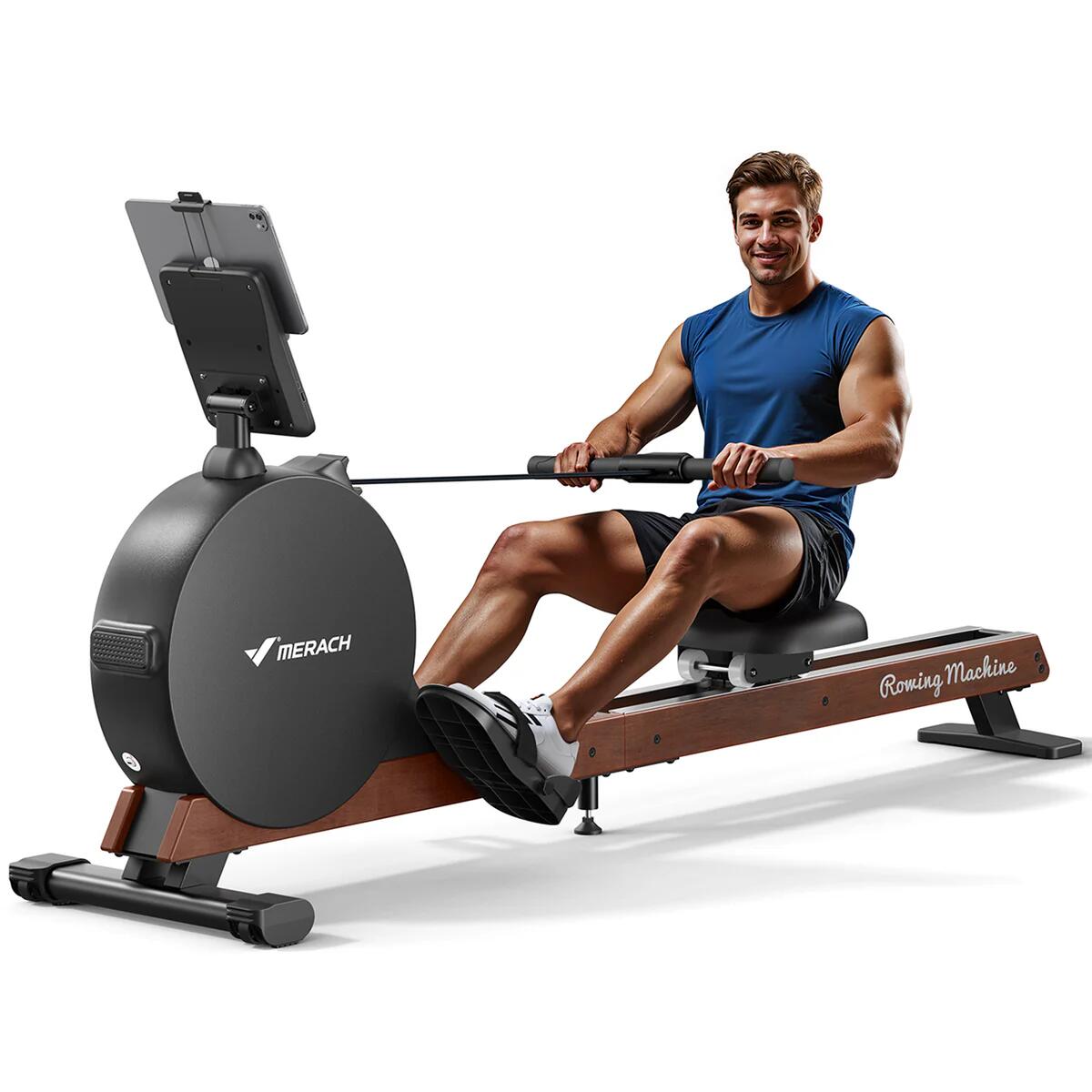 Samonapájecí magnetický veslovací trenažér R21, odpor 60 kg 2/7