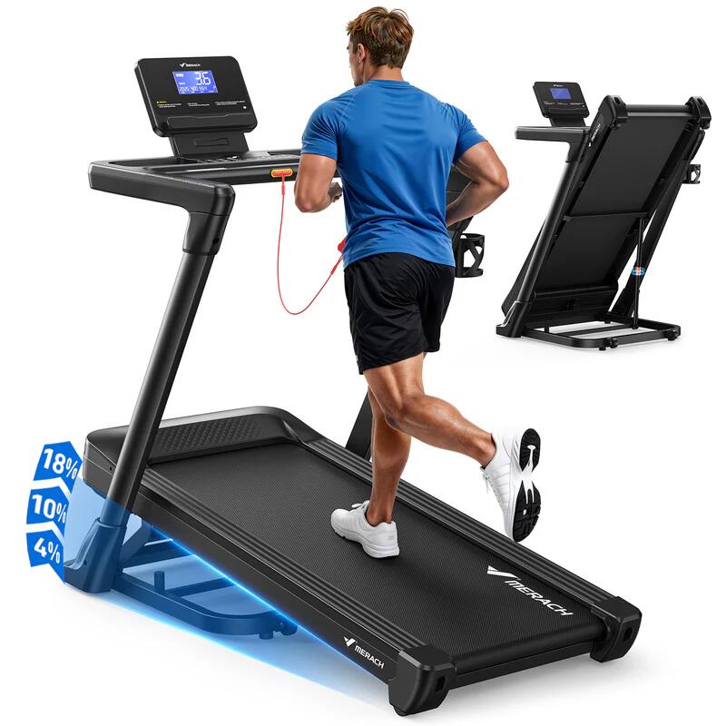 Běžecký pás s automatickým sklonem 18 %, nosnost 159 kg T31 2/7
