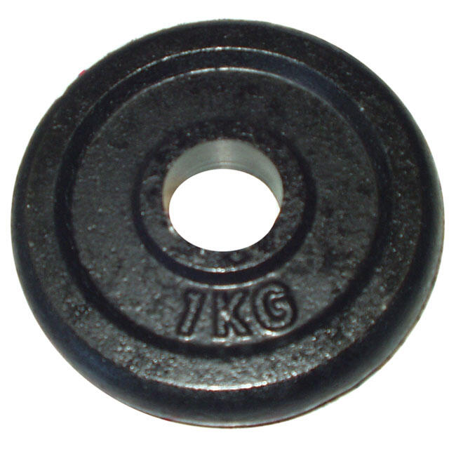 ACRA Litinový kotouč na činky 1 kg, 25 mm