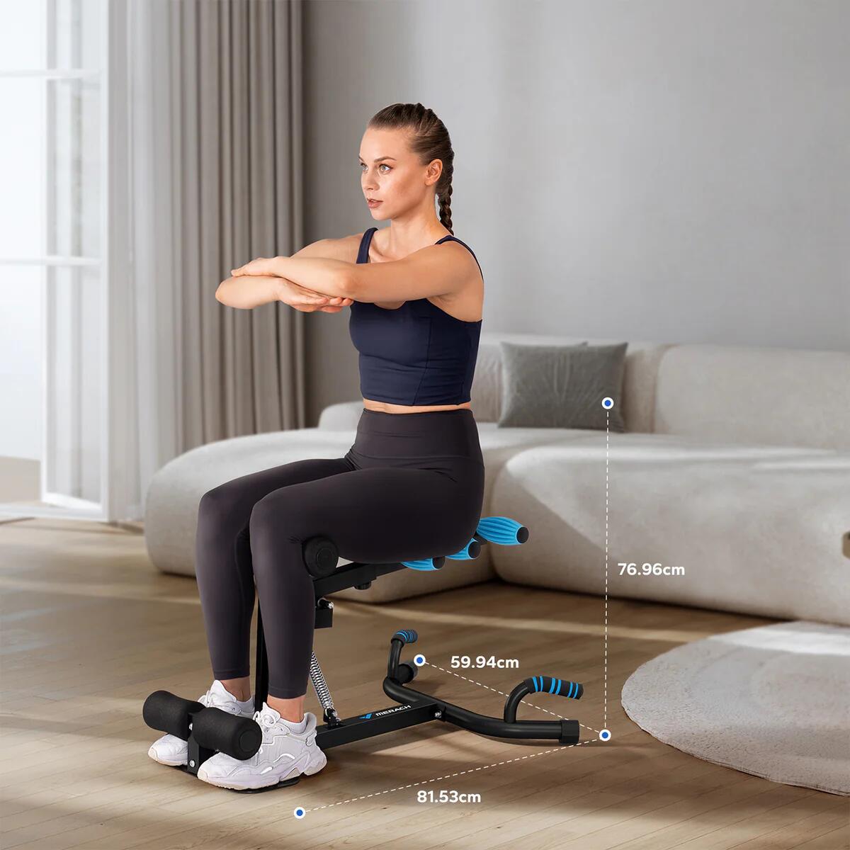 Multifunkční posilovací stroj na dřepy, břicho a kliky Deep Squat 5/7