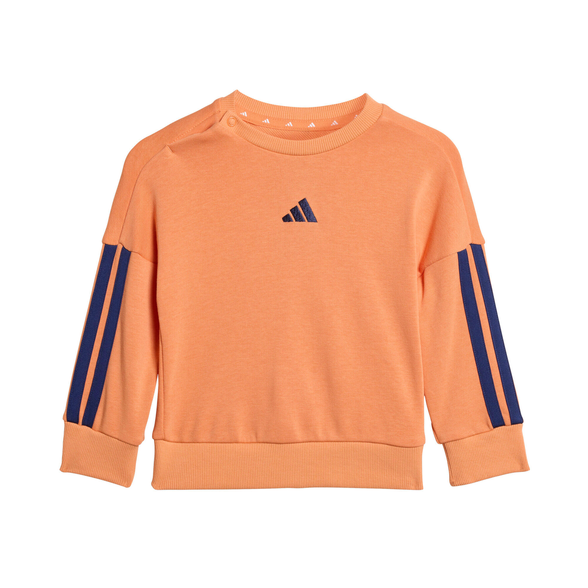 Tuta bambino adidas 3-stripes - arancio/blu 2/7