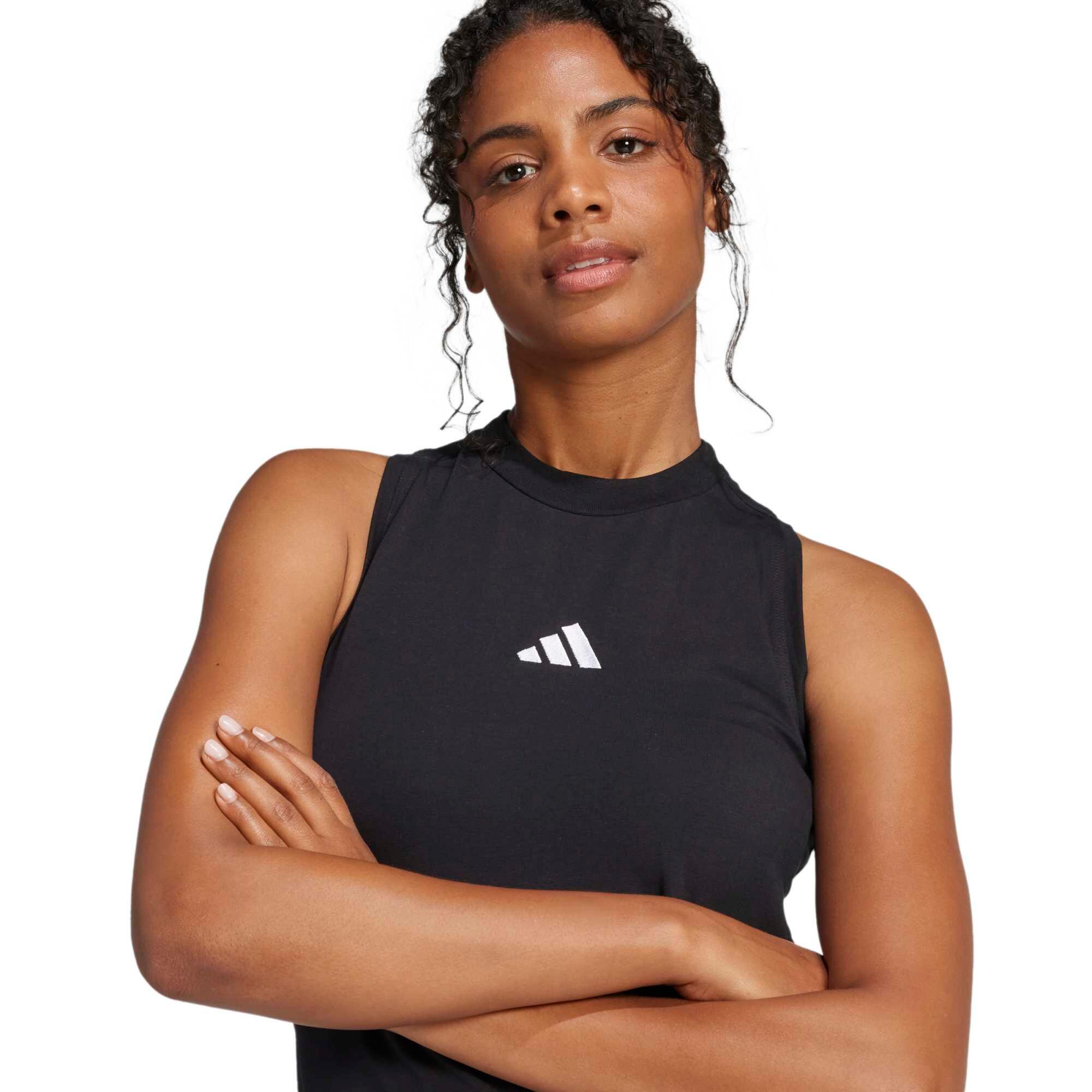 Essentials 3-Streifen Long Racerback Kleid 7/7