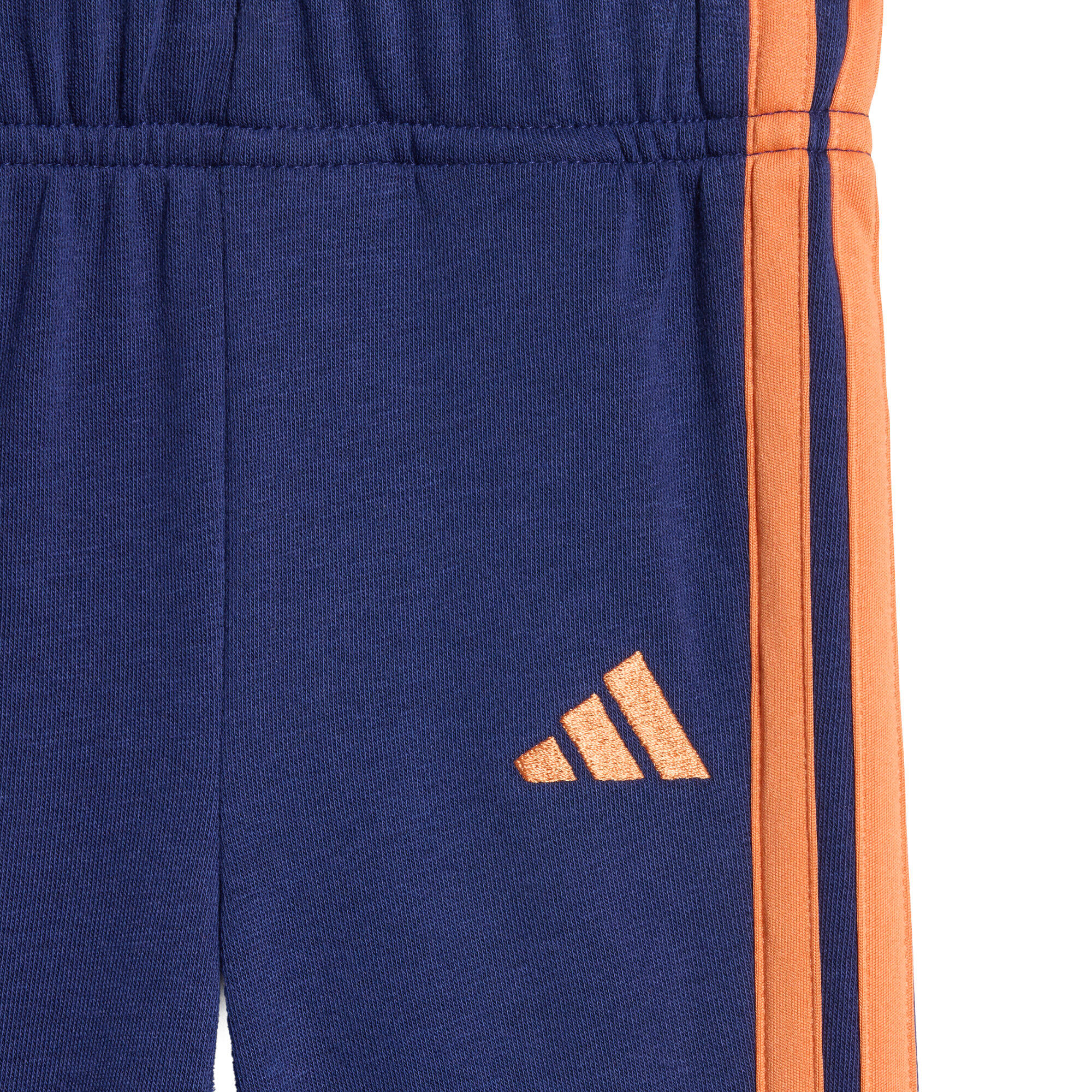 Tuta bambino adidas 3-stripes - arancio/blu 7/7