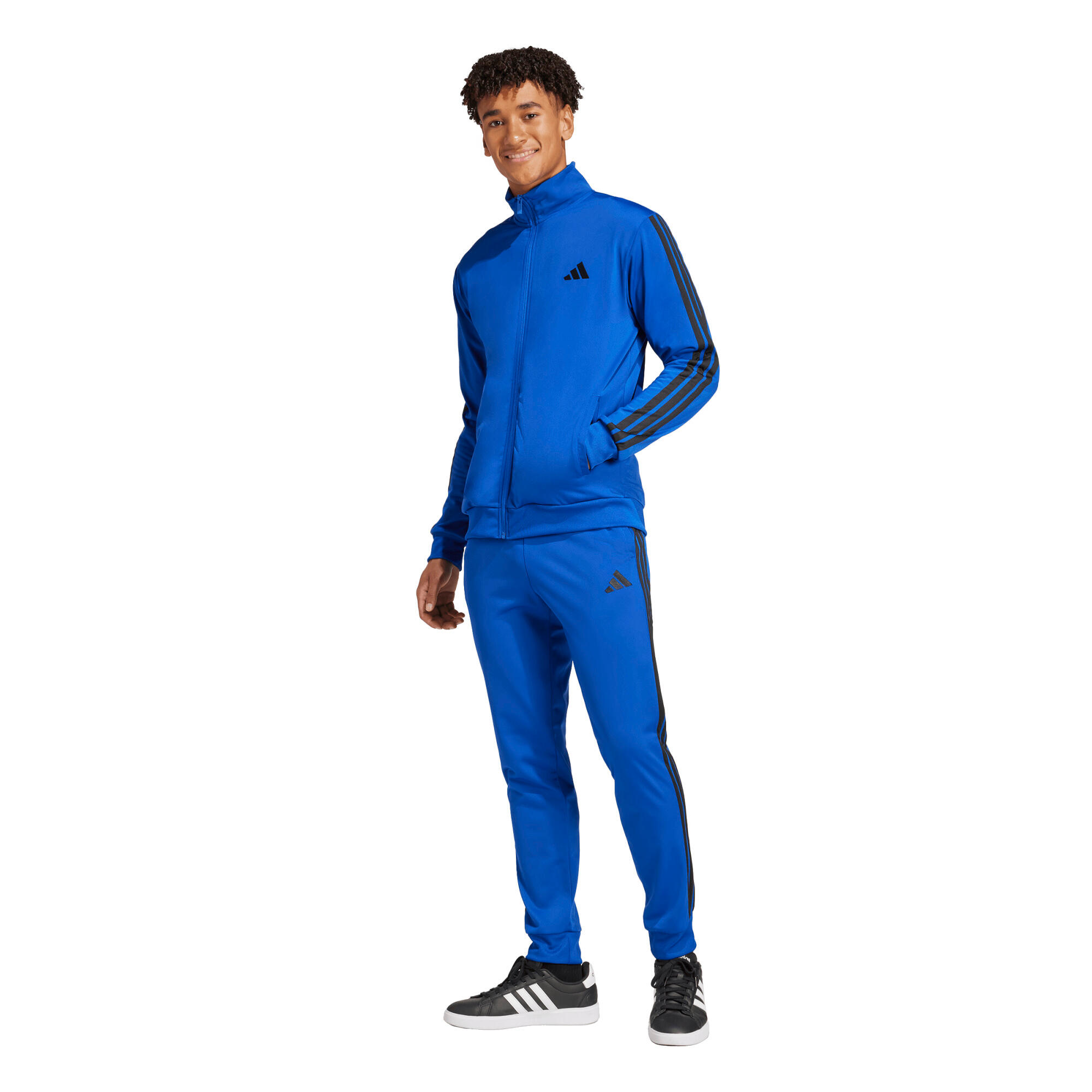 TUTA complete uomo ( acetato-poliestere) adidas blu royal 4/7