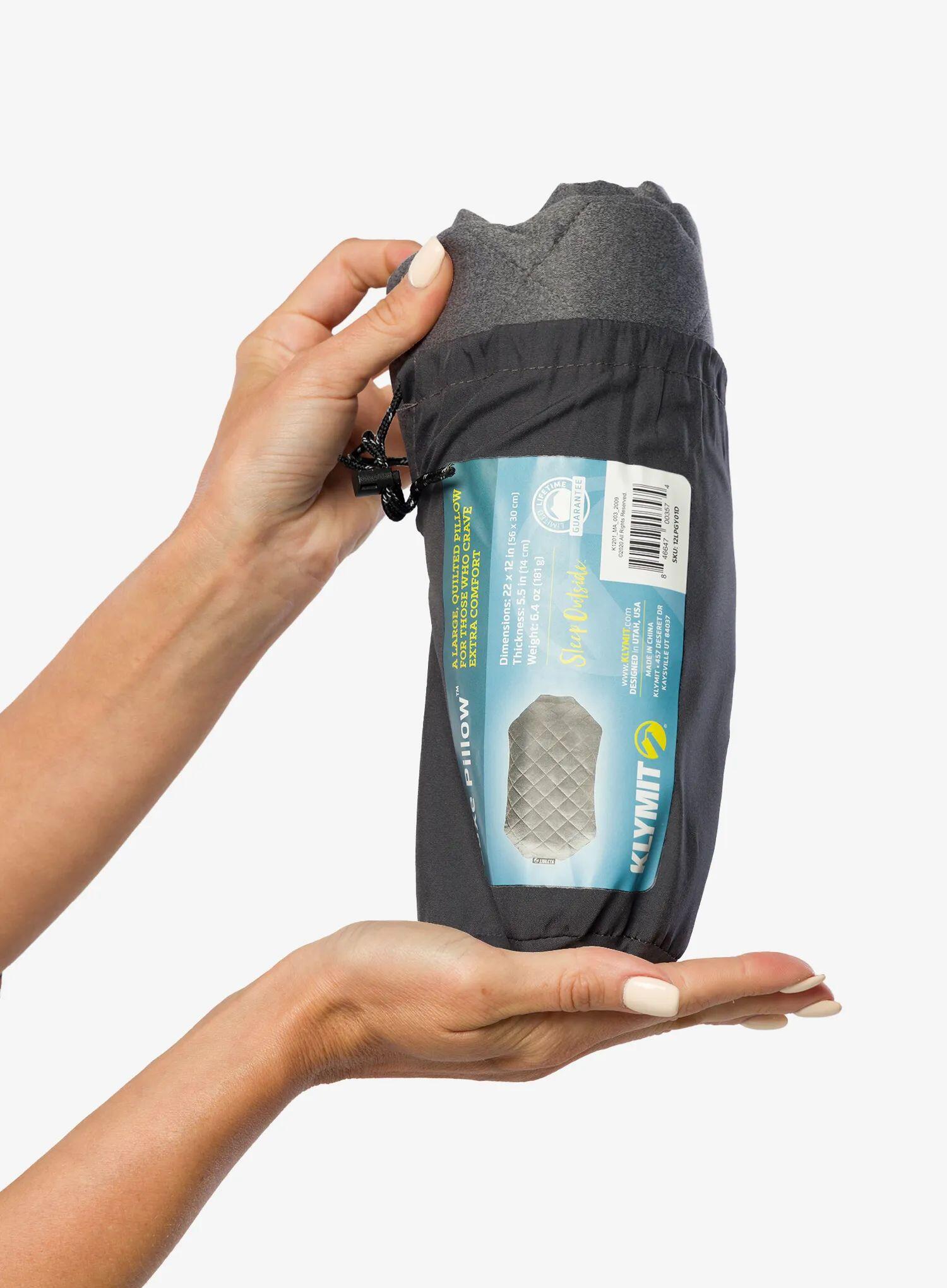 Poduszka turystyczna Klymit Luxe Pillow - grey 7/7