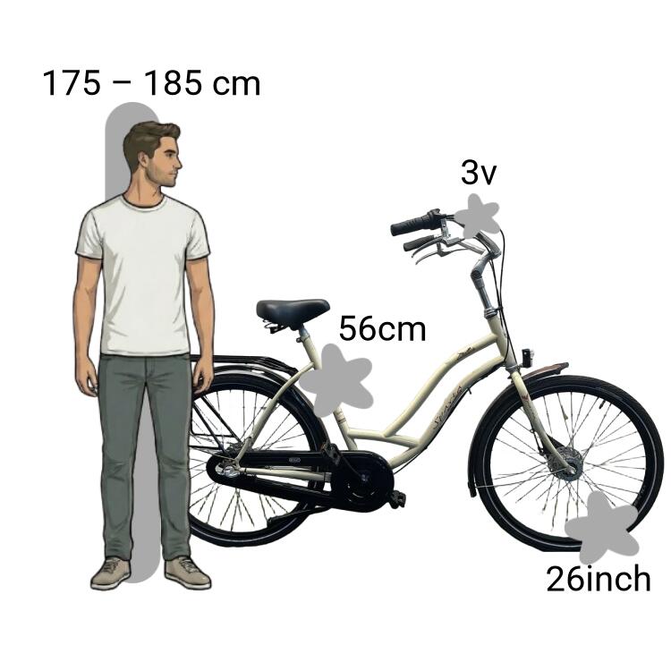 Bicicleta usada Sparta Classic Moederfiets 2/4