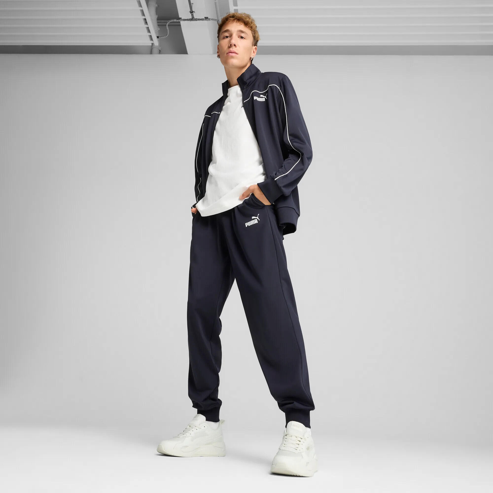 Puma Herren Trainingsanzug Poly Piping Suit 684852 3/7