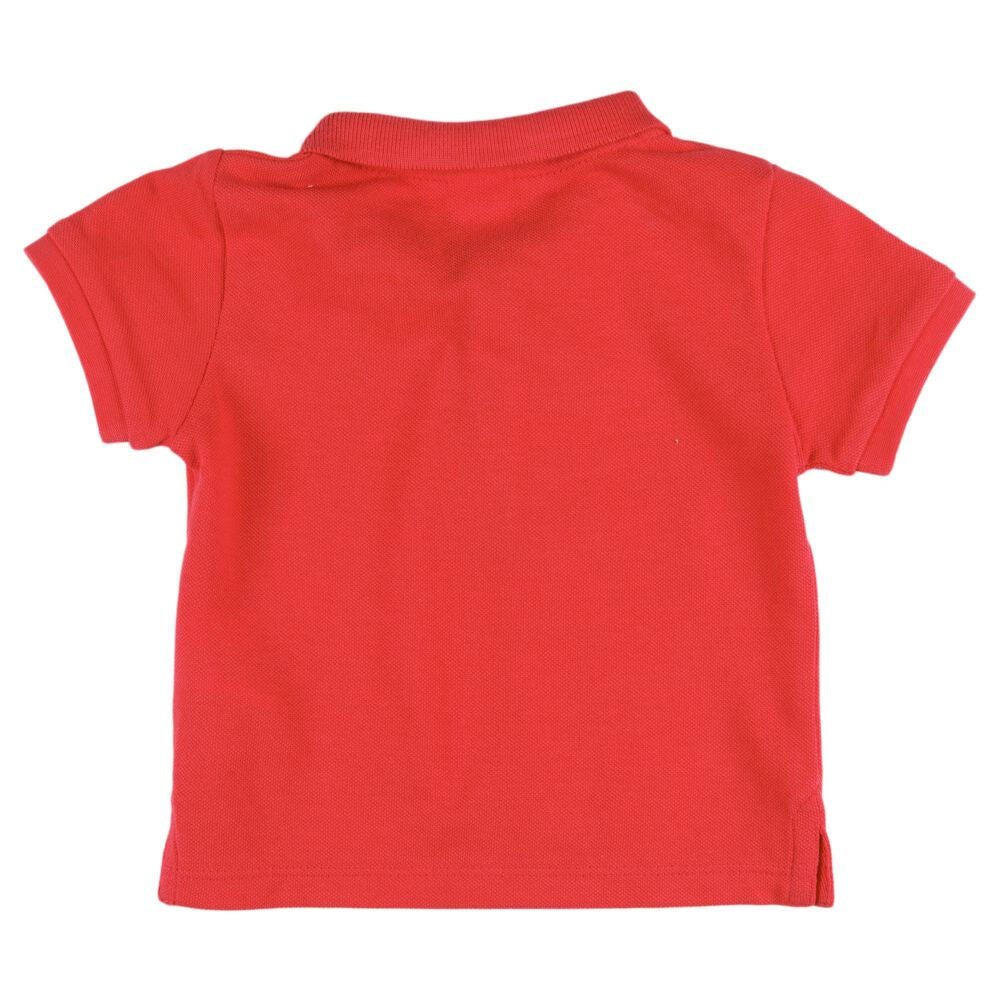 Camisa polo vermelha para 3/5