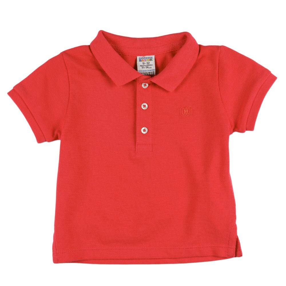Camisa polo vermelha para 2/5