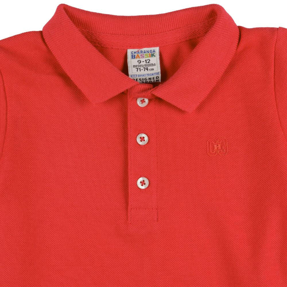 Camisa polo vermelha para 5/5