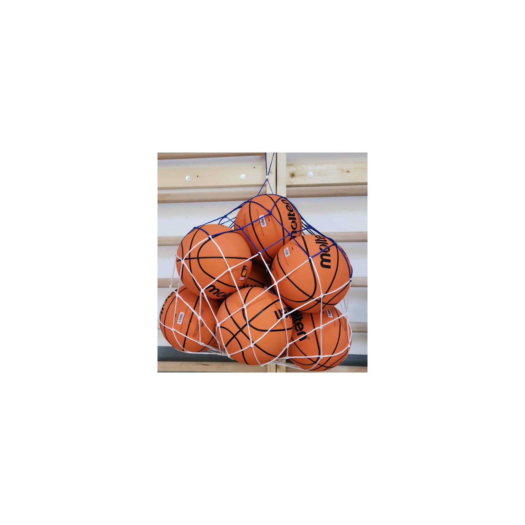 Pachet 10 mingi baschet Molten MB7  marime 7  + pompa universala + plasa mingi