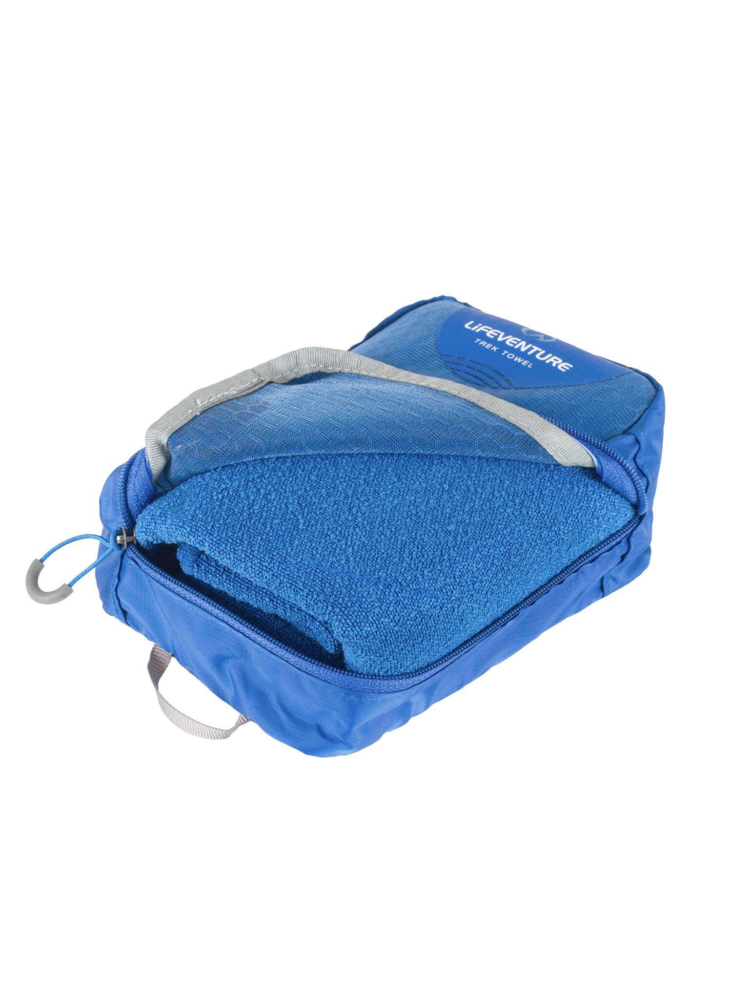 Ręcznik szybkoschnący Lifeventure MicroFibre Trek Towel L - blue 4/7