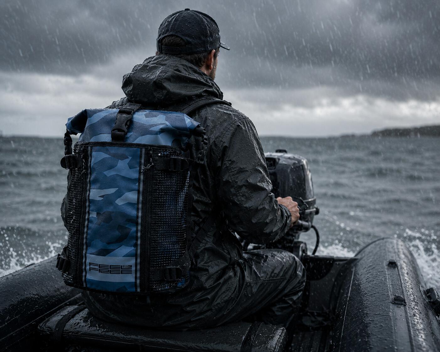 Waterdichte camouflage rugzak voor vissen en jagen 15L 6/7