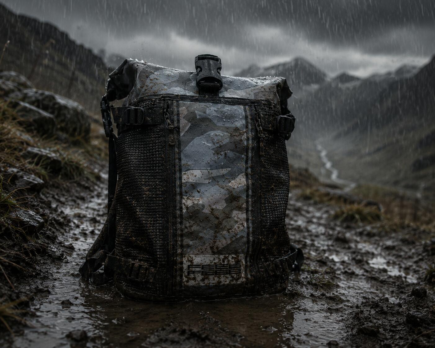 Mochila impermeável camuflada para pesca e caça 15L 7/7