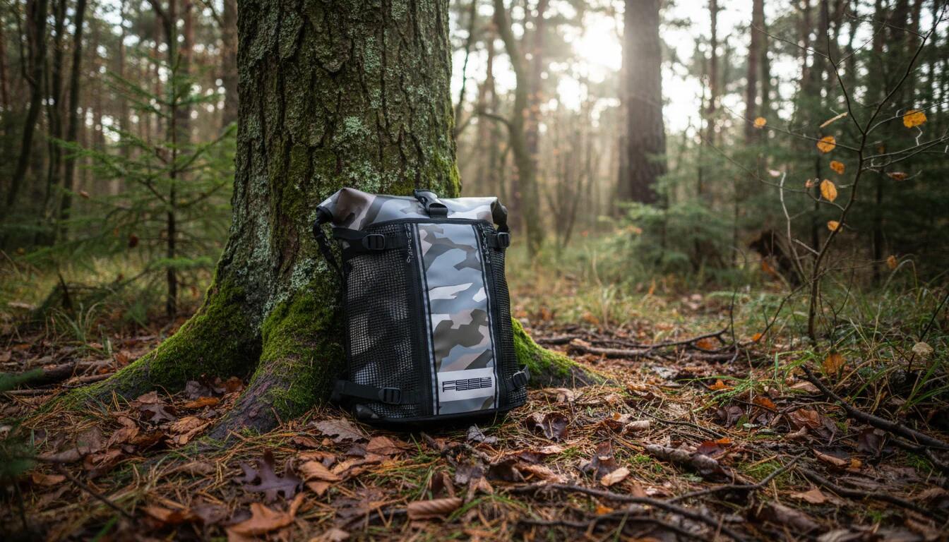 Mochila impermeável camuflada para pesca e caça 15L 6/7