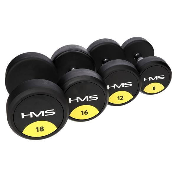 Pogumovaná jednoruční činka HMS HG Pro 9 kg 4/7