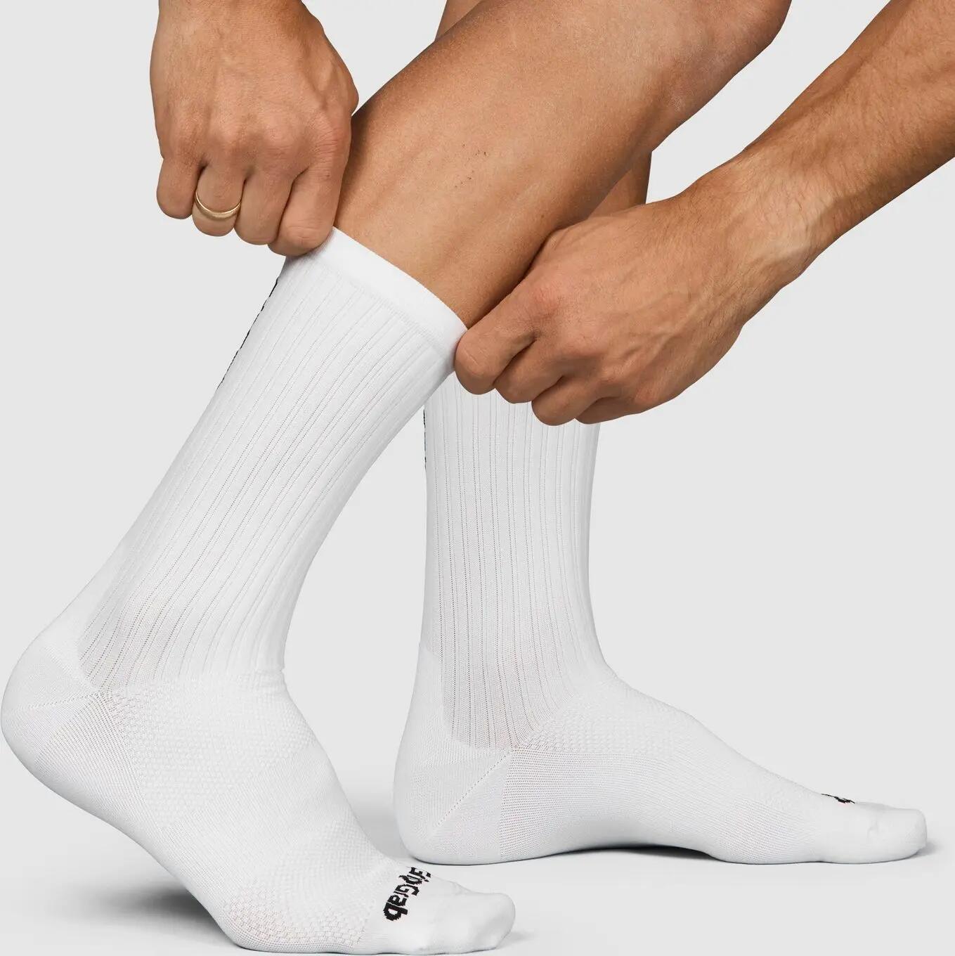 Chaussettes GripGrab PACR High Blanc 2/5