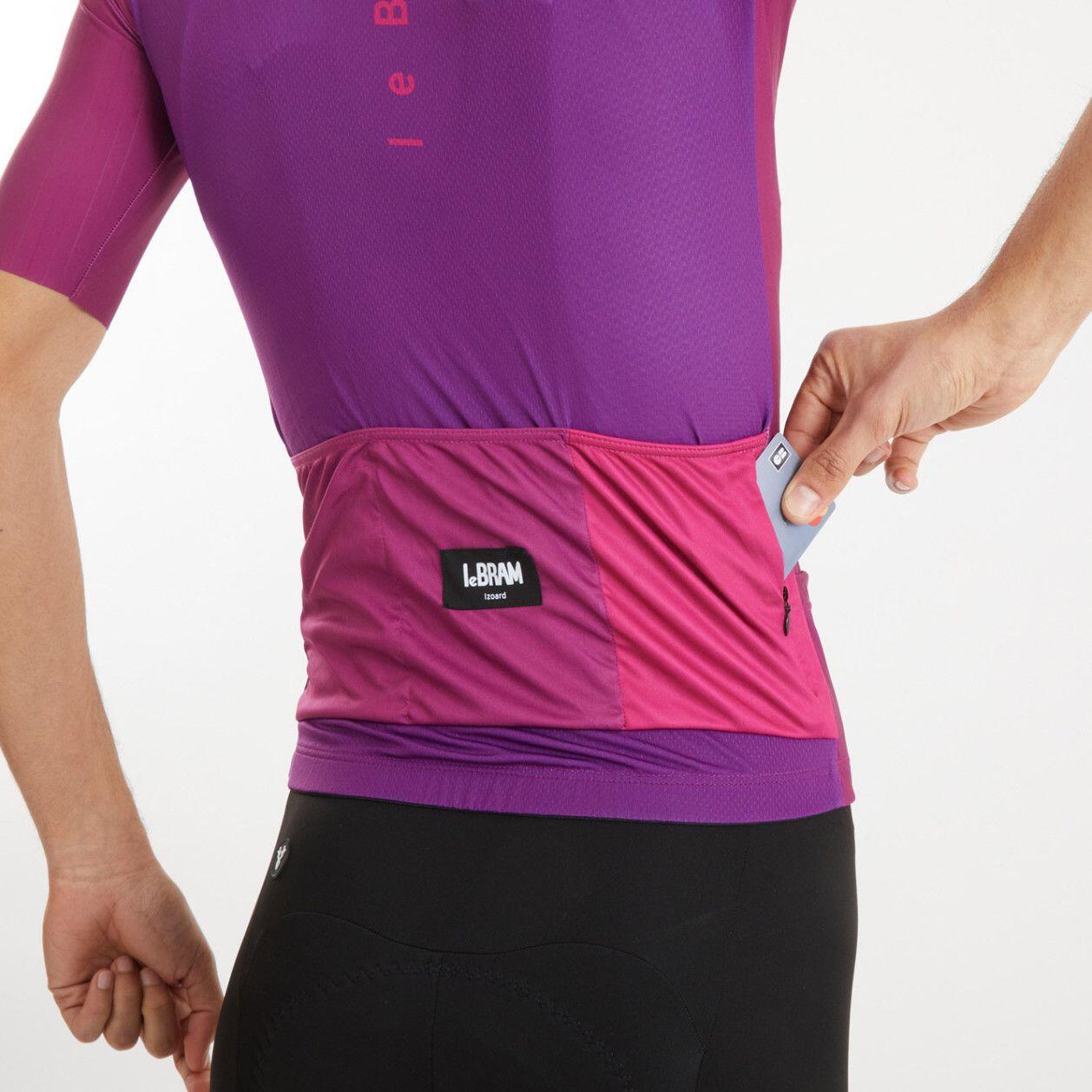 Maillot de manga corta LeBram Izoard Ciruela Violeta 3/5
