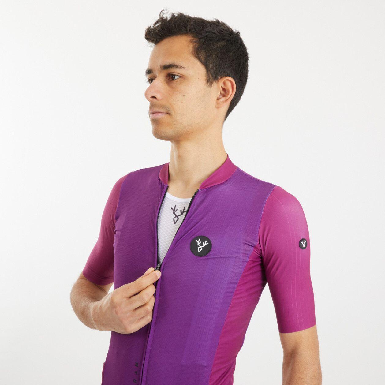 Maillot de manga corta LeBram Izoard Ciruela Violeta 4/5