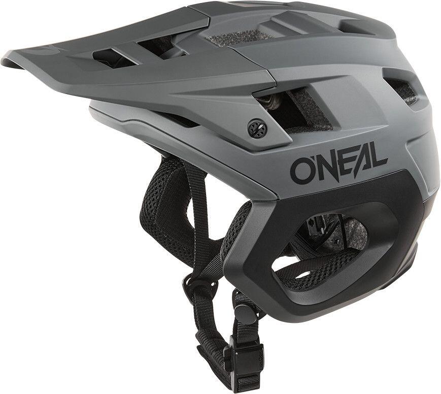 Casque O'Neal Trapper Solid Gris Noir 2/5