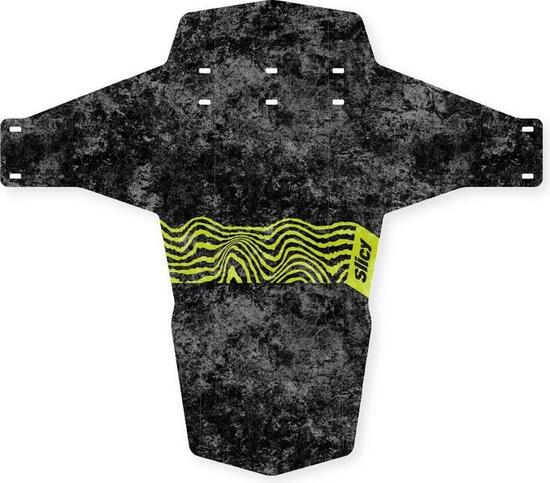 Parafango anteriore Slicy MTB Asphalt Grigio / Giallo