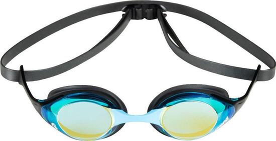 Lunettes de Natation Arena Cobra Swipe Mirror Noir Jaune
