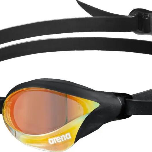 Arena Cobra Core Swipe Mirror Black Gold