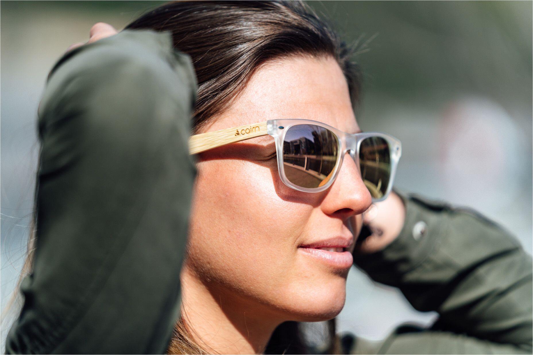 Lunettes Femme Cairn Hybrid Transparent Mat Rose 2/2