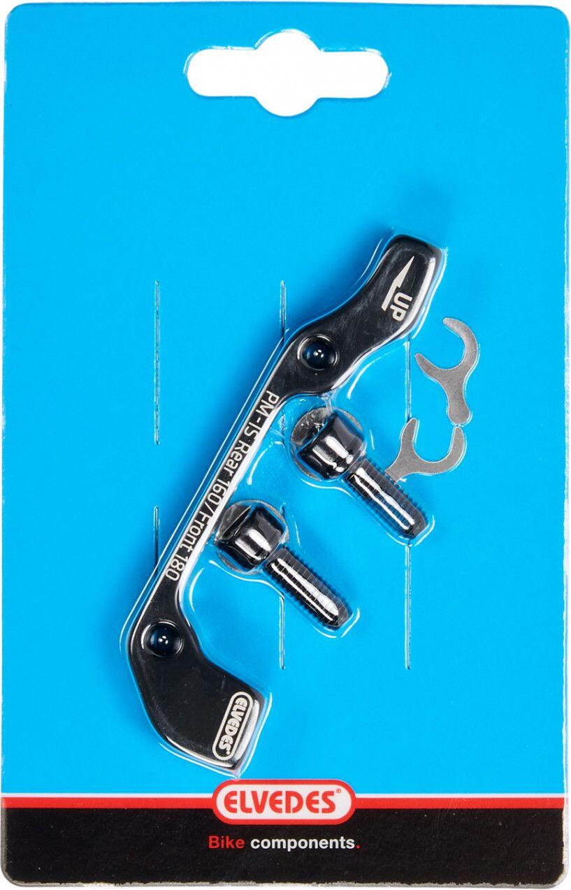 Adattatore pinza freno Elvedes PM-IS 180/160 mm, alluminio. 2/2