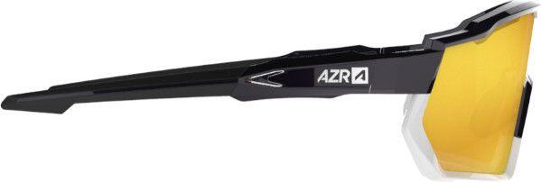 AZR Pro Race RX Goggles Black/White Clearcoat / Gold Hydrophobic Lens 3/5