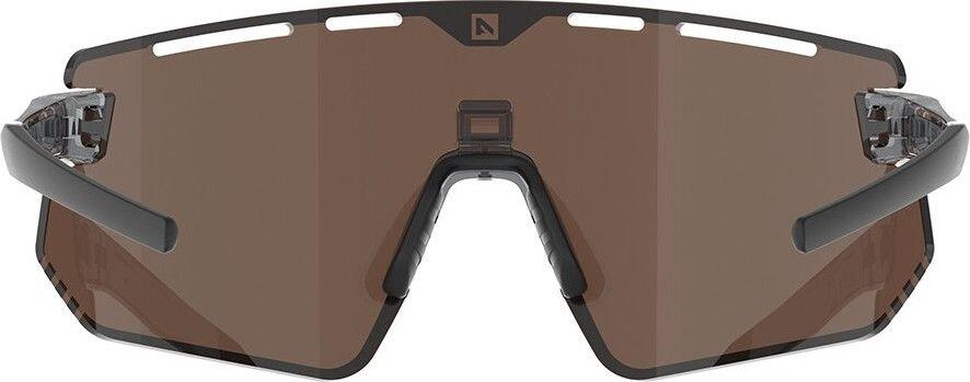 Lunettes AZR Flash RX Crystal Noir verni/Ecran hydrophobe vert 3/5