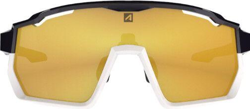 AZR Pro Race RX Goggles Black/White Clearcoat / Gold Hydrophobic Lens 2/5