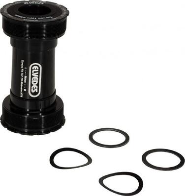 Movimento centrale Elvedes Thread Fit T47 86mm per Shimano 24mm nero