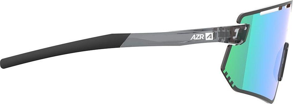 Lunettes AZR Flash RX Crystal Noir verni/Ecran hydrophobe vert 5/5