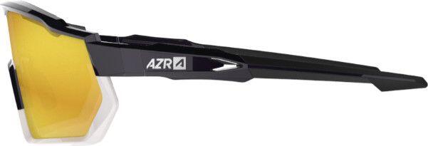 AZR Pro Race RX Goggles Black/White Clearcoat / Gold Hydrophobic Lens 4/5