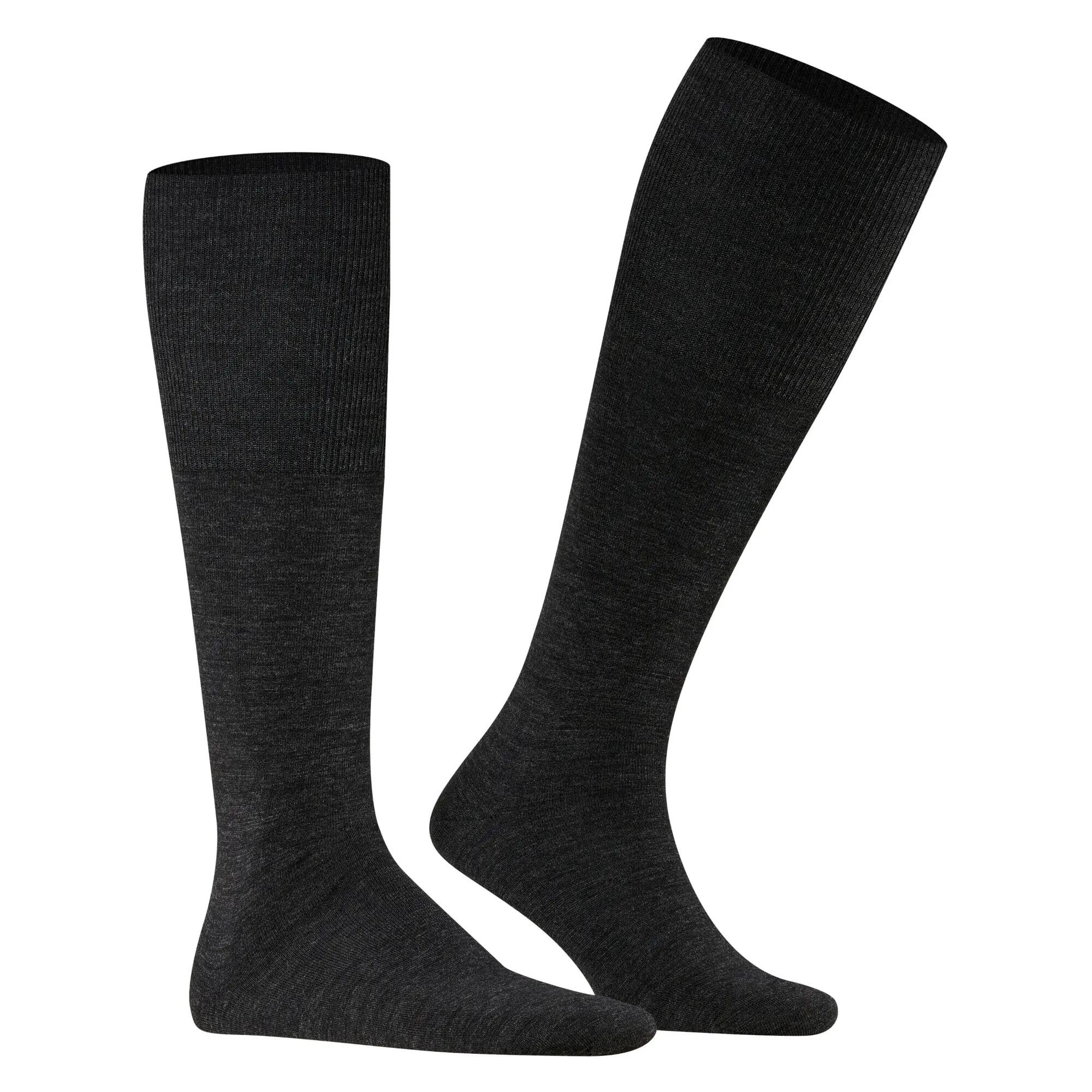 Airport heren kniekousen – Anthracite melee – 45-46 8/11