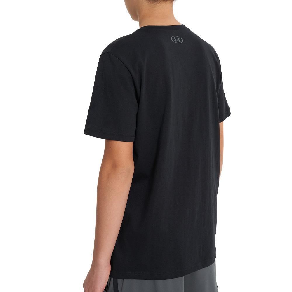 T-Shirt Noir Garçon Under Armour Boxed 2/2