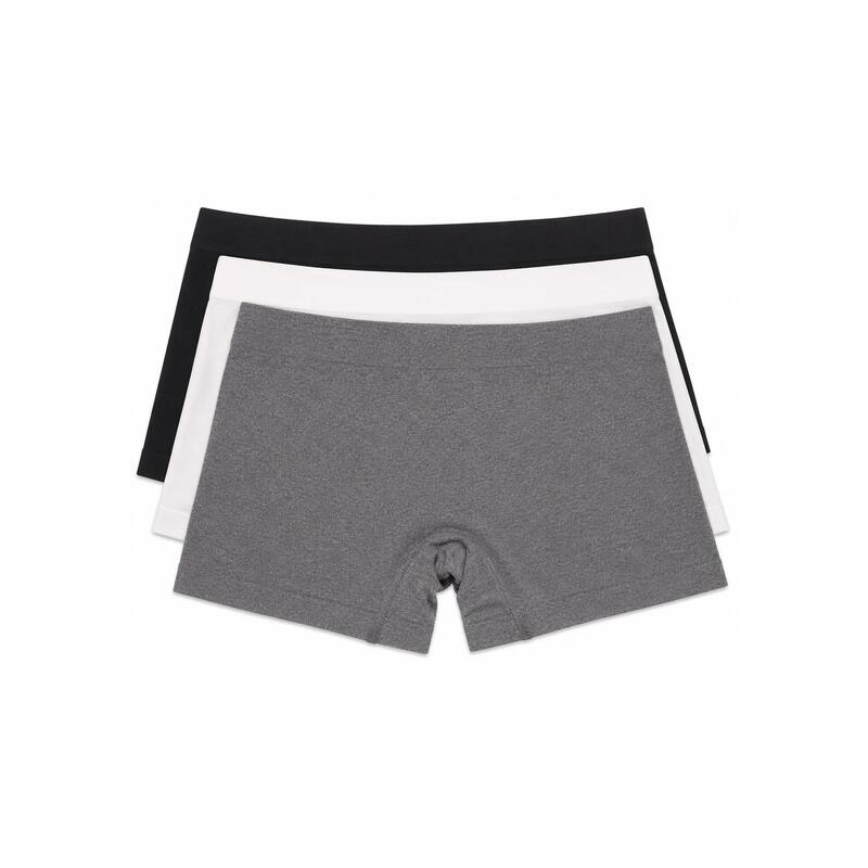 US-002 Shorty – Set de 3 piese, Negru, Gri, Bej (S)