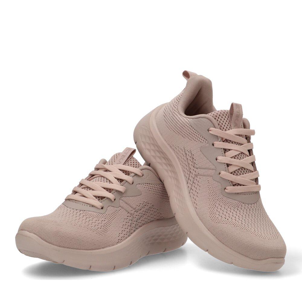 Deportivas Running Mujer Suela Plana - Modelo 50015 Nude 5/6
