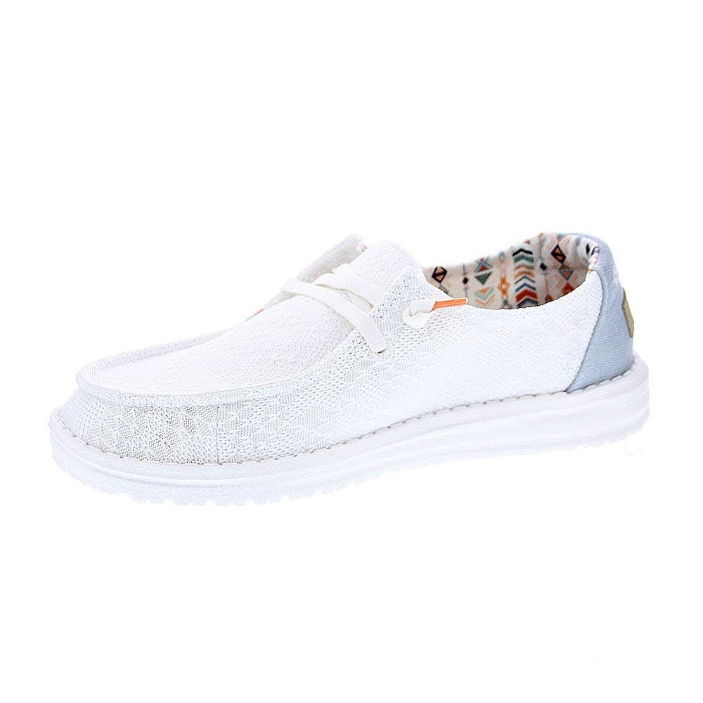 Mocasines HEY DUDE  Wendy Boho Blanco  Mujer 2/4