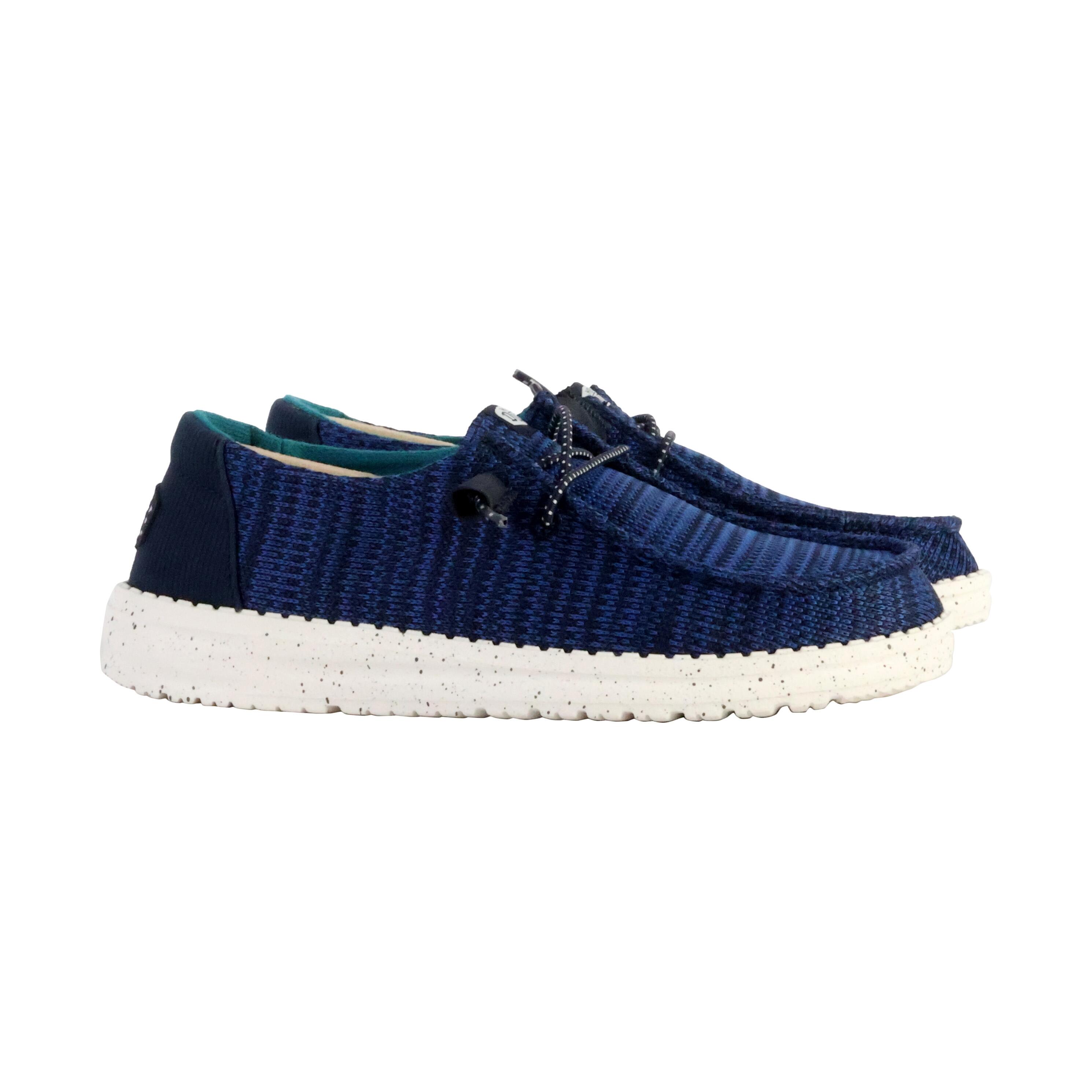 HEY DUDE Wendy Sport Mesh - Navy/White 3/7