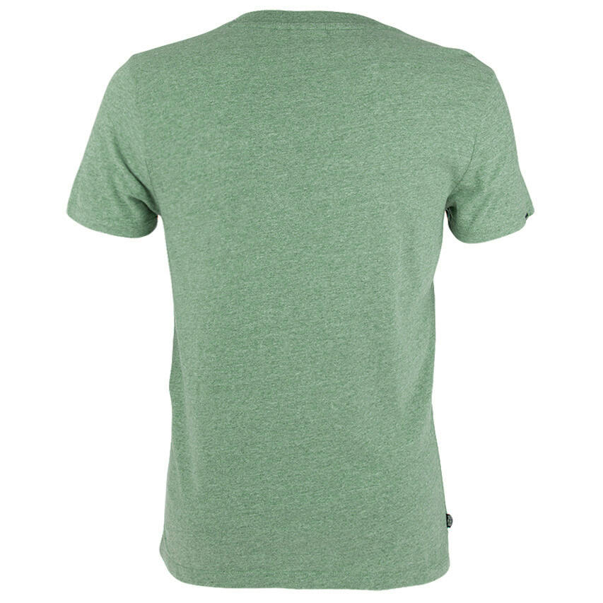 T-shirt Superdry Essential Logo em algodão orgânico verde 5/5