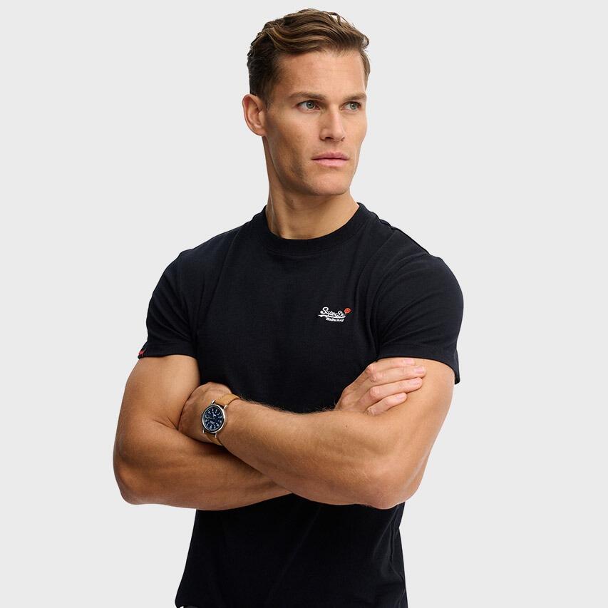 T-Shirt Uomo Superdry Essential Nero - Taglia M 4/6