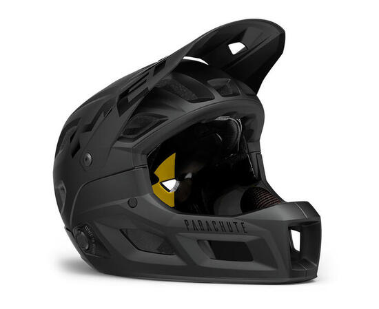 Met Parachute MCR Mips Removable Chinstrap Helmet Mat Zwart 2022