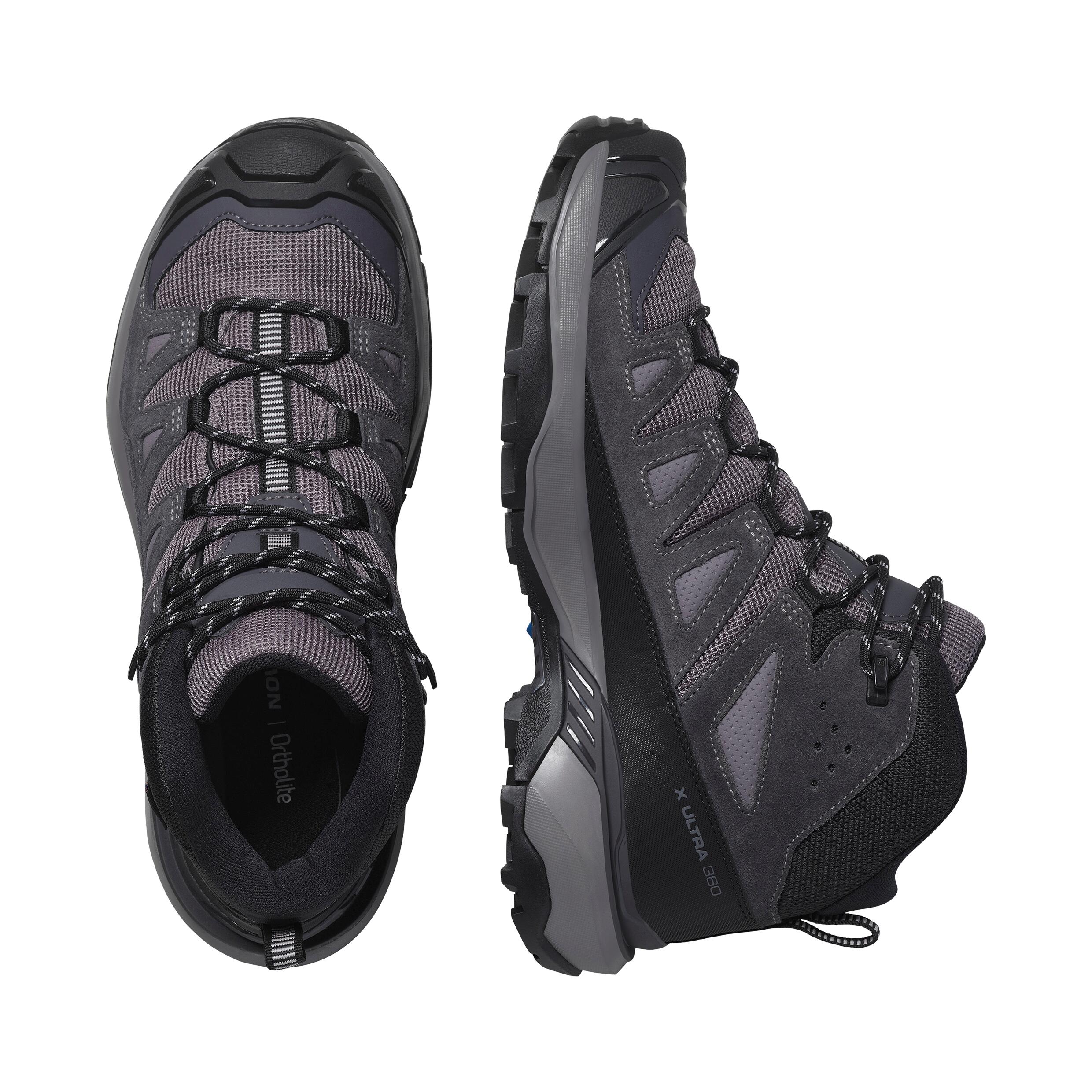 Damen, Wandern & Trekking: Schuhe, X ULTRA 360 LEATHER MID GORE-TEX,  Grau 2/5