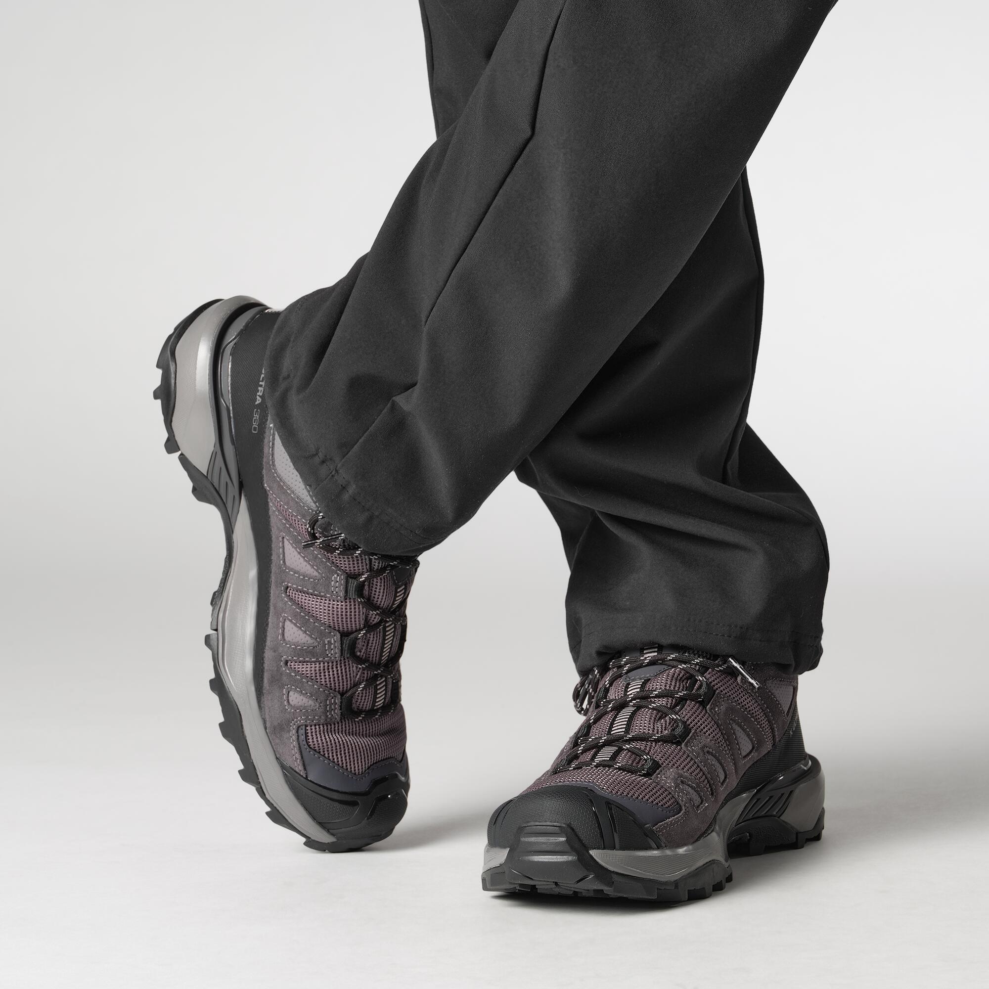 Damen, Wandern & Trekking: Schuhe, X ULTRA 360 LEATHER MID GORE-TEX,  Grau 4/5