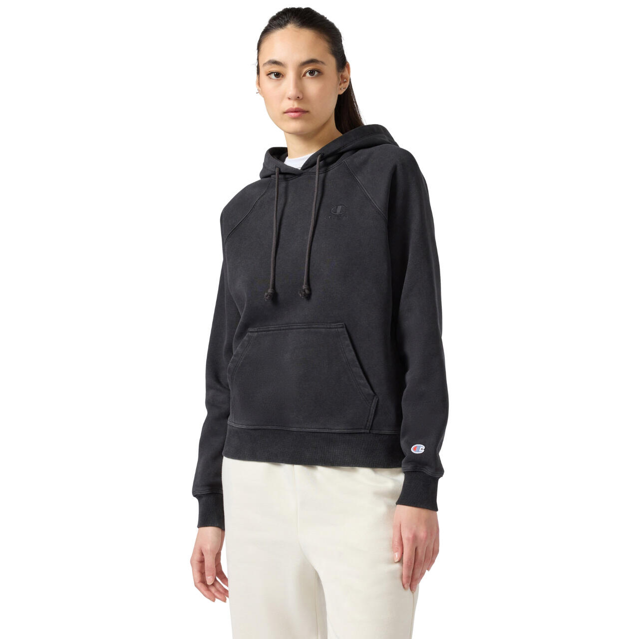 Bluza damska Champion Hooded Sweatshirt czarna 118160 KK001 ROZMIAR XL