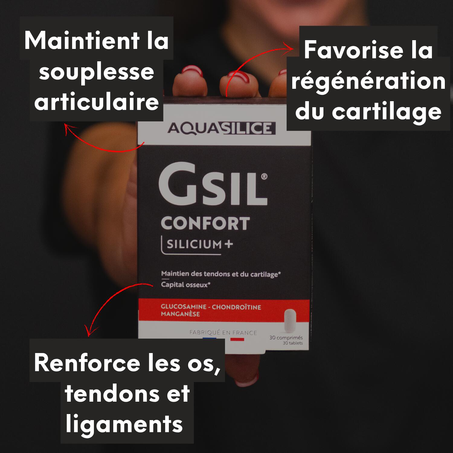Glucosamine Chondroïtine Comprimés – Articulations, Mobilité et Récupération 3/6