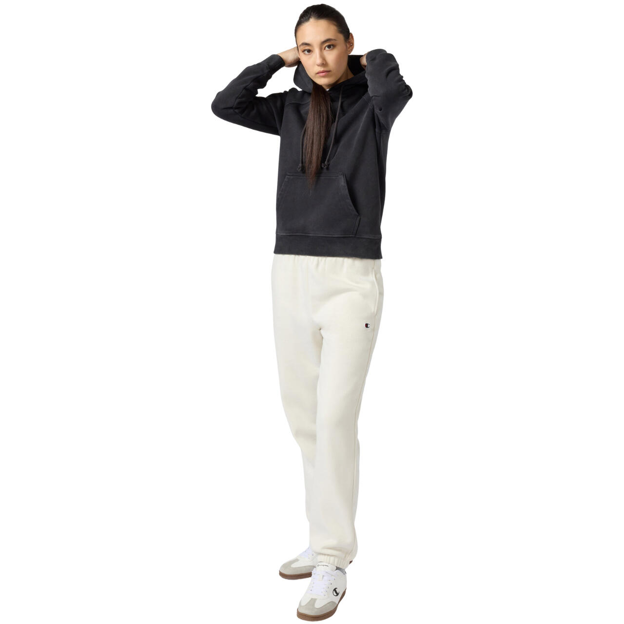 Bluza damska Champion Hooded Sweatshirt czarna 118160 KK001 ROZMIAR XS 7/7