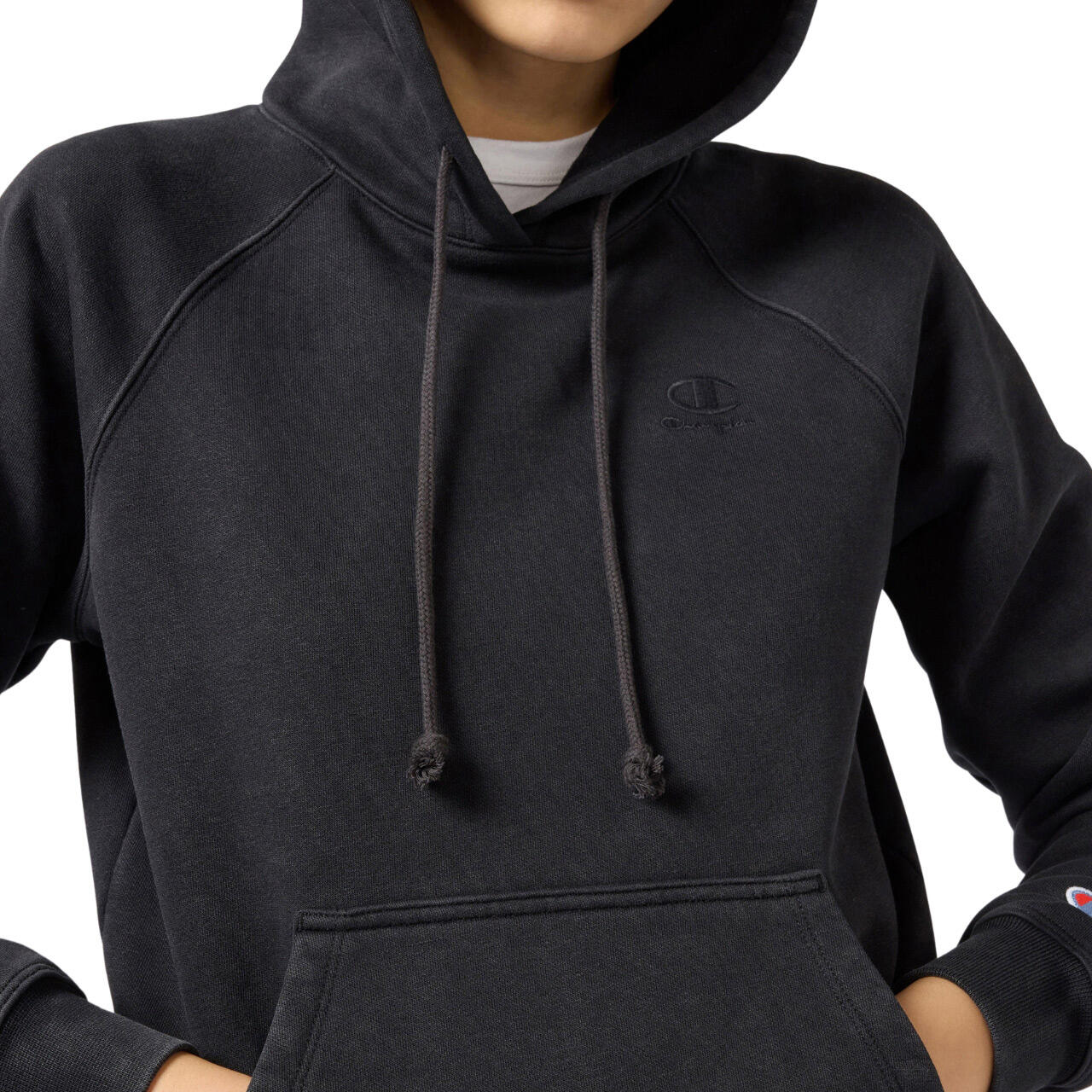 Bluza damska Champion Hooded Sweatshirt czarna 118160 KK001 ROZMIAR XS 4/7